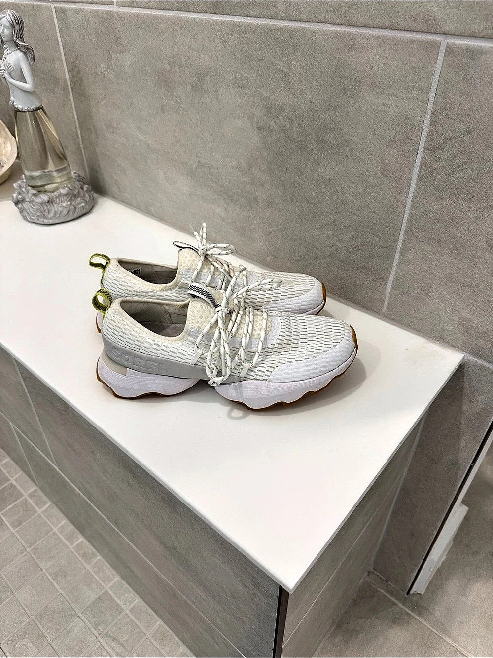 Sorel Kinetic Impact Lace Sneaker White Athletic Shoes